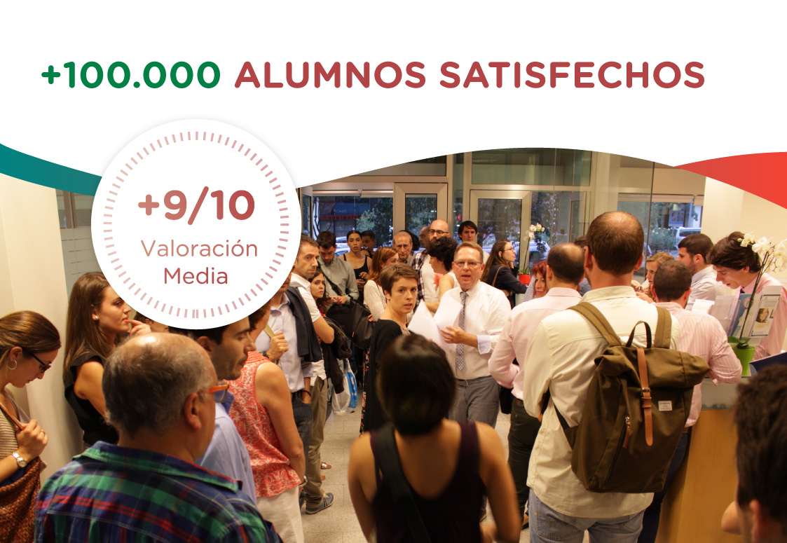 Más de 100.000 alumnos satisfechos con nuestros cursos intensivos de inglés