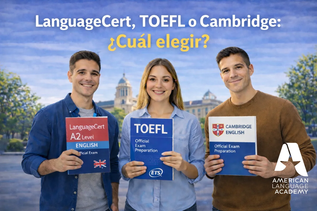 Diferencias entre LanguageCert, TOEFL y Cambridge: cuál elegir según tu objetivo